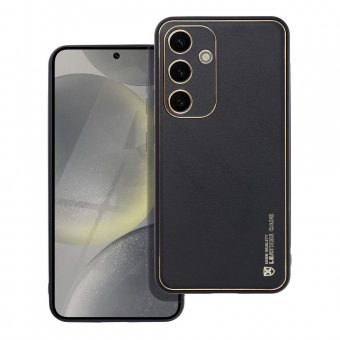 Husa Leather Case Samsung S24 Plus neagra