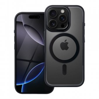 Husa silicon Color Edge cu MagSafe iPhone 13 ProMax neagra