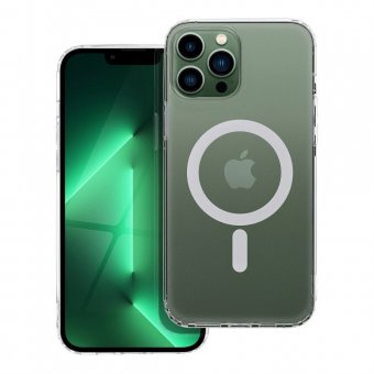 Husa silicon Frost MagCover cu MagSafe iPhone 13 ProMax transparenta