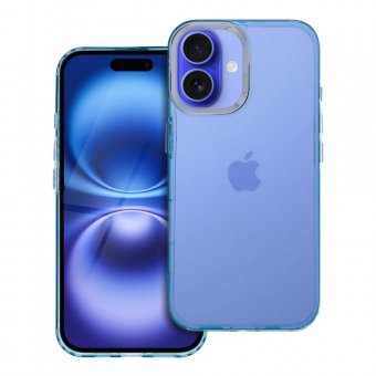 Husa silicon Pearl iPhone 16 albastra