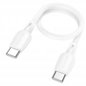 Cablu de date Borofone BX93 TiP C - Tip C 60W alb