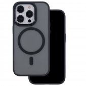 Husa silicon cu MagSafe iPhone 16 neagra