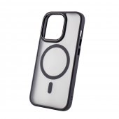 Husa silicon cu MagSafe iPhone 16 Pro neagra