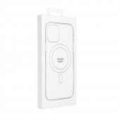  Husa silicon cu MagSafe iPhone 16 ProMax transparenta 