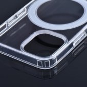  Husa silicon cu MagSafe iPhone 16 transparenta