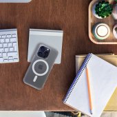 Husa silicon Frost MagCover cu MagSafe Samsung S24 Plus transparenta