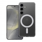 Husa silicon Frost MagCover cu MagSafe Samsung S24 transparenta